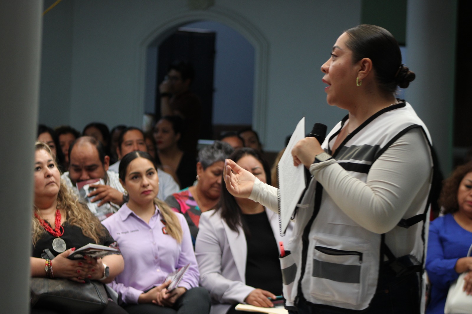 Realizan asamblea 'Voces por la Igualdad y contra las Violencias' en San Pedro