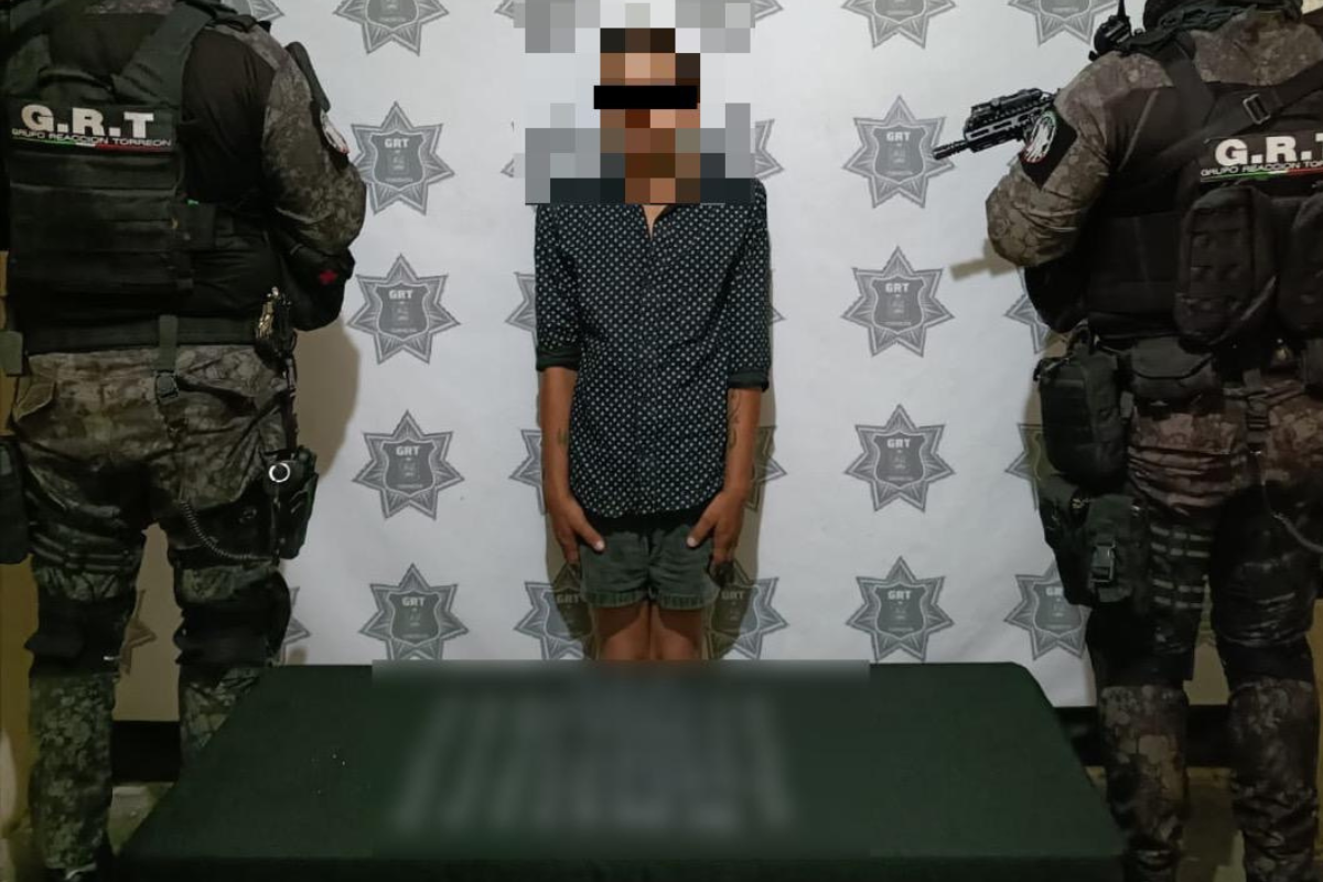 GRT detiene a un hombre con 53 dosis de cristal en Torreón