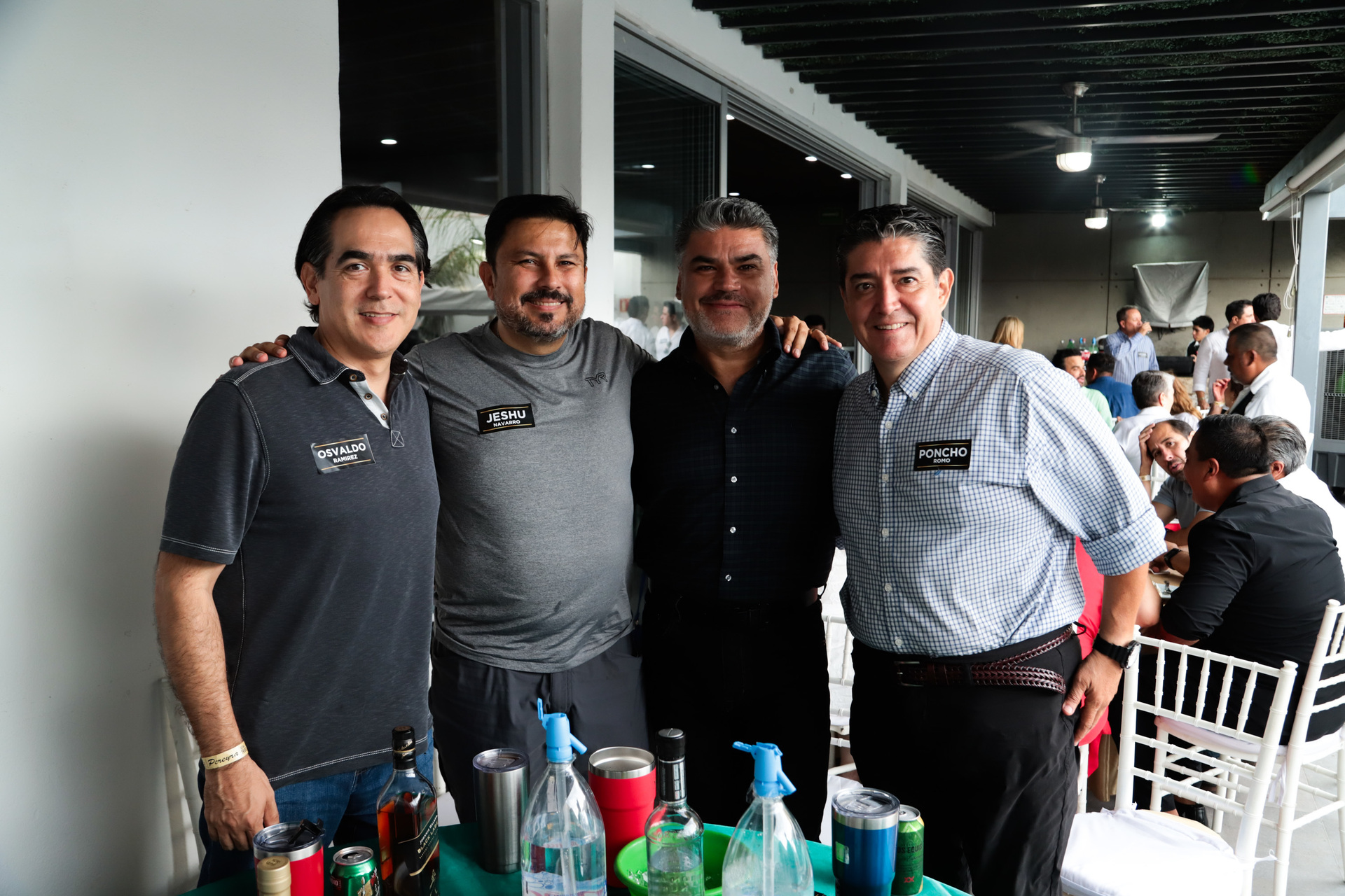 Jesús Navarro, Alejandro Ramírez, Alfonso Romo y Oswaldo Ramírez.