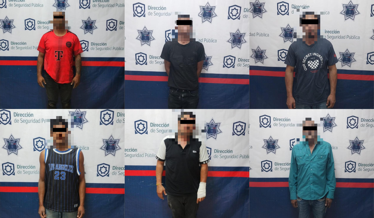 Policía de Torreón detiene a seis hombres por amenazas en La Flor de Jimulco