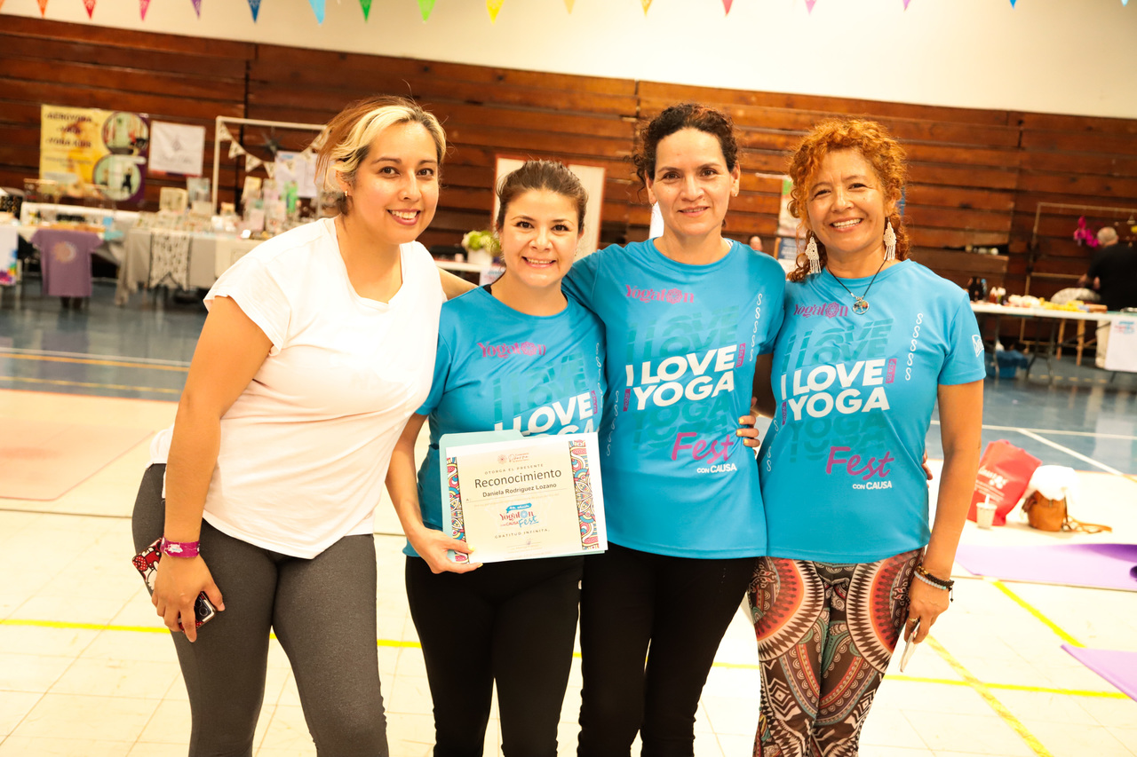Karla Peralta, Dani Rodríguez, Lulú y Juanis.