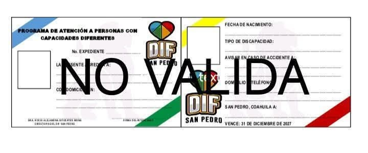 Exhorta DIF San Pedro acudir a tramitar credencial para personas con  discapacidad