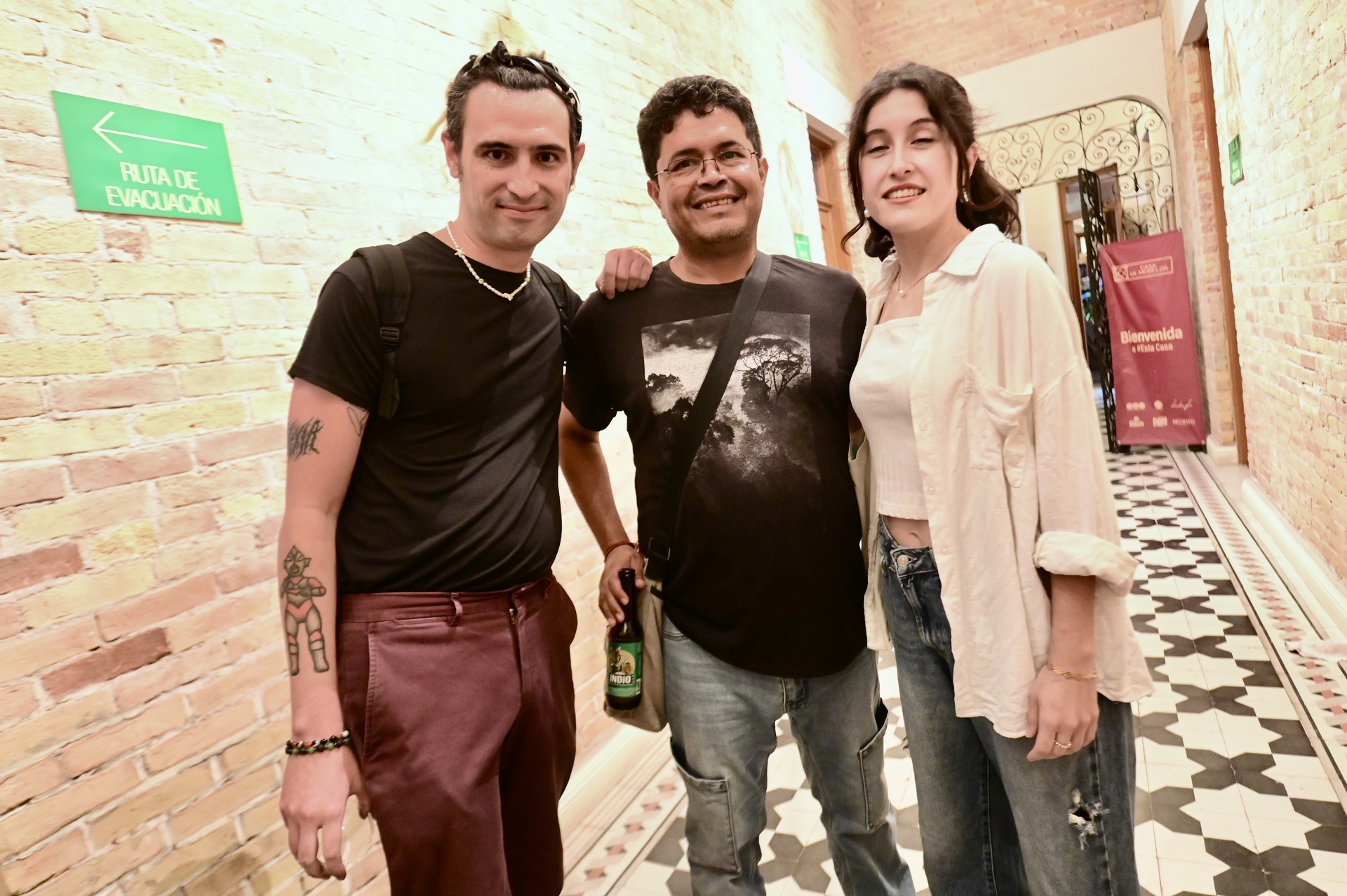 Chacho, Nacho y Mariana. 