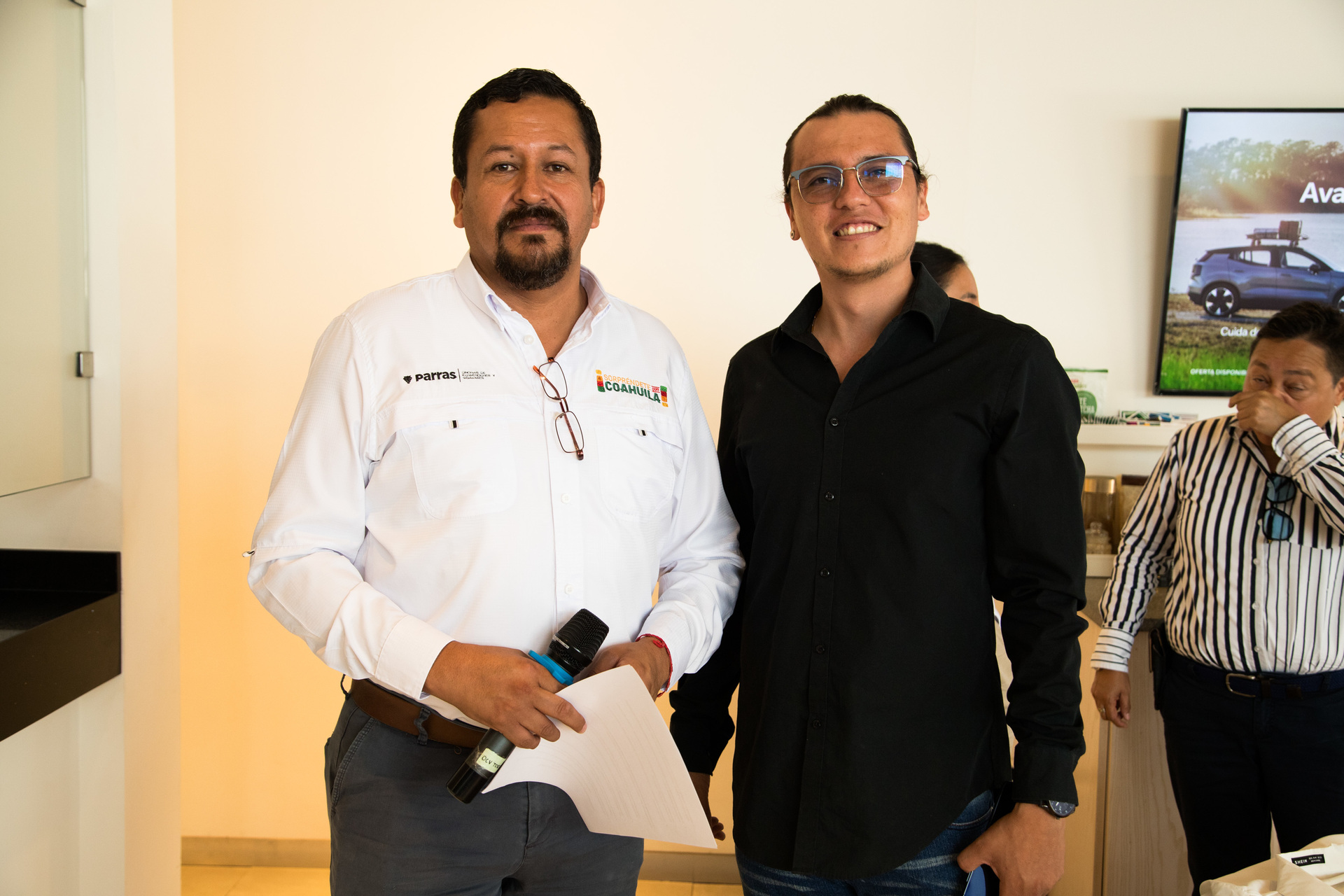 Memo Pinabete, Jesús Sánchez de Valle y Jesús Alberto Sánchez.