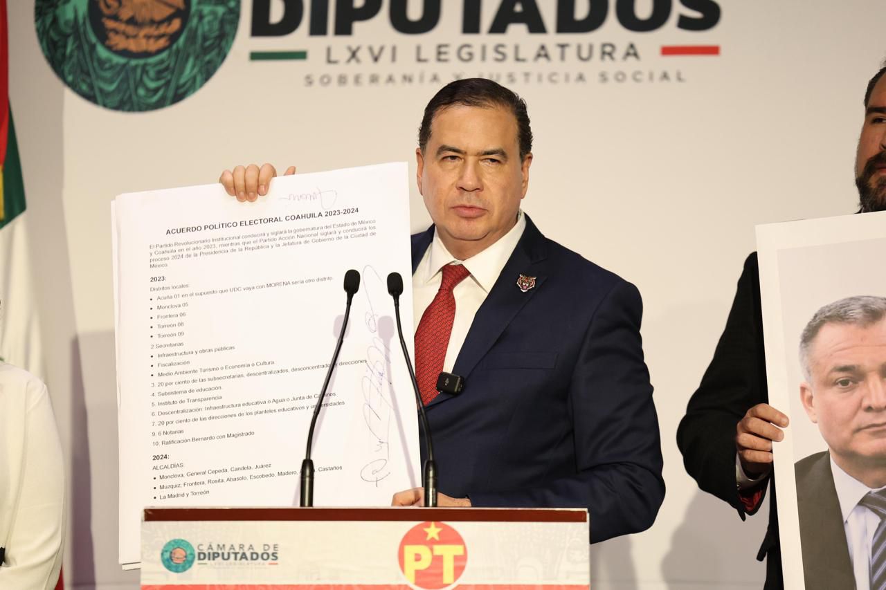 Mejía Berdeja rechaza denuncia del PAN y acusa complicidad del gobernador de Coahuila con el crimen organizado