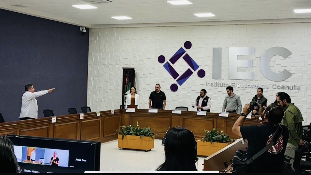 Toma protesta representante de México Avante ante el IEC