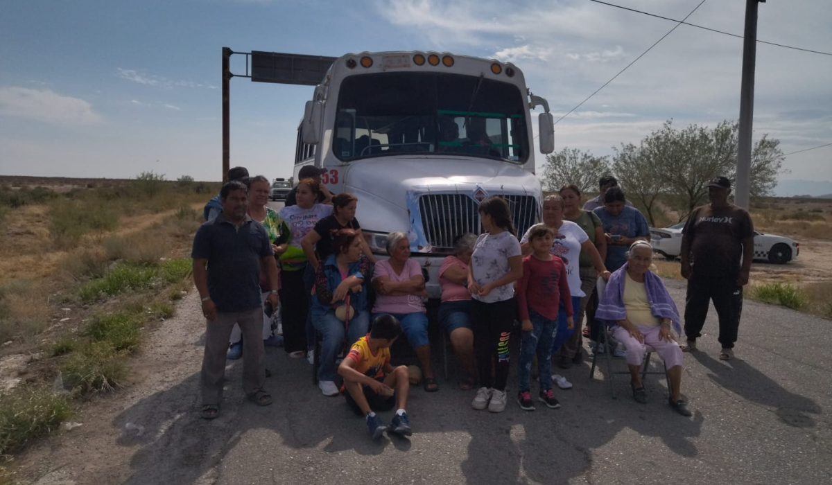 Por tercera ocasión, habitantes del ejido Mayrán protestan bloqueando la carretera