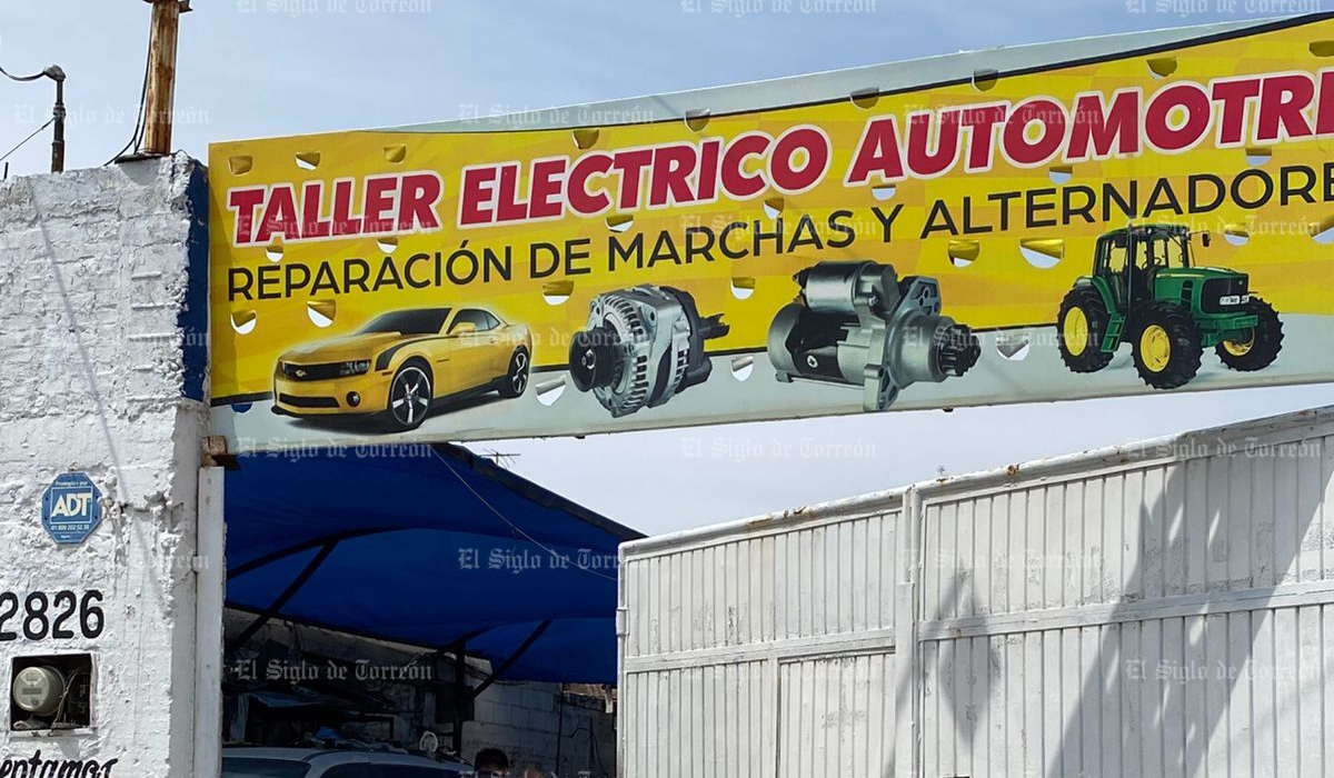 Roban taller automotriz en Torreón, se llevan botín de aproximadamente 300 mil pesos
