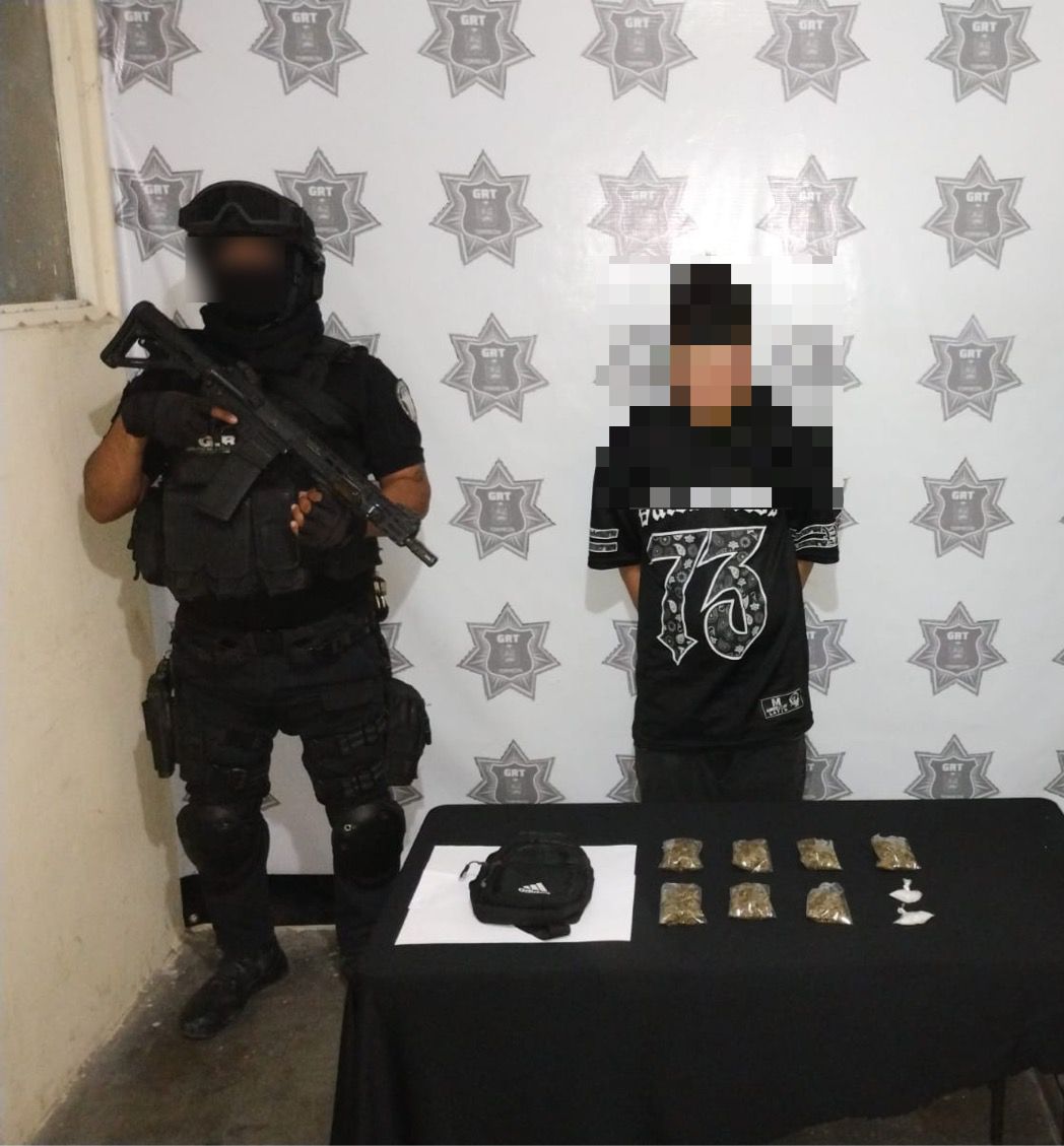 Capturan a joven por posesión de narcóticos en Villas Universidad