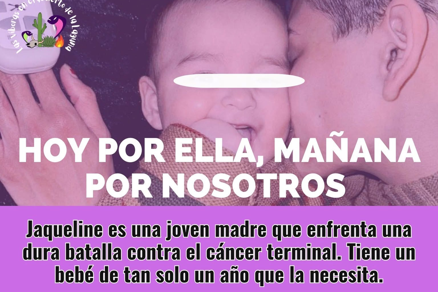 Colectiva organiza colecta en apoyo a joven madre recién diagnosticada con cáncer terminal