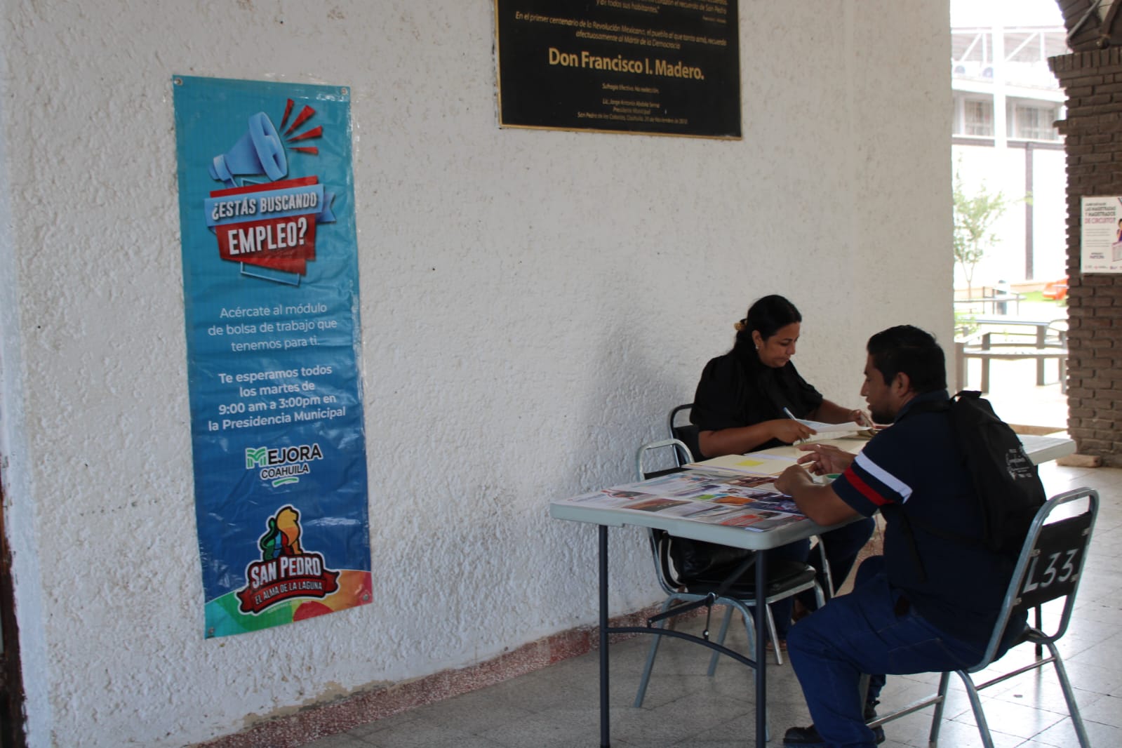 Acercan oportunidades laborales con el módulo de empleo en San Pedro
