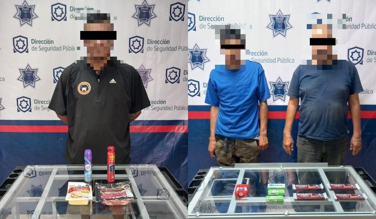 Policía de Torreón detiene a tres personas por robo a comercios