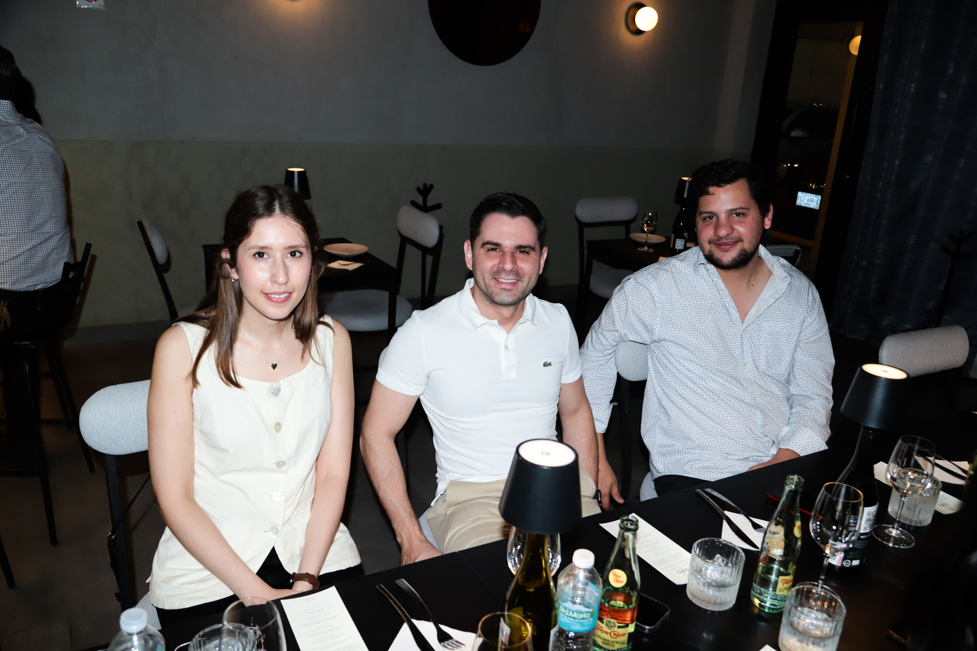 Mayela Melero, Carlos Reyes y Luis Milán.
