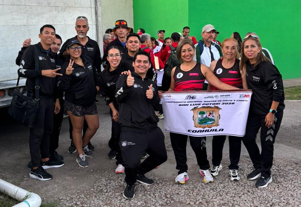Coahuila brilla con 26 medallas en el Nacional Máster de Atletismo