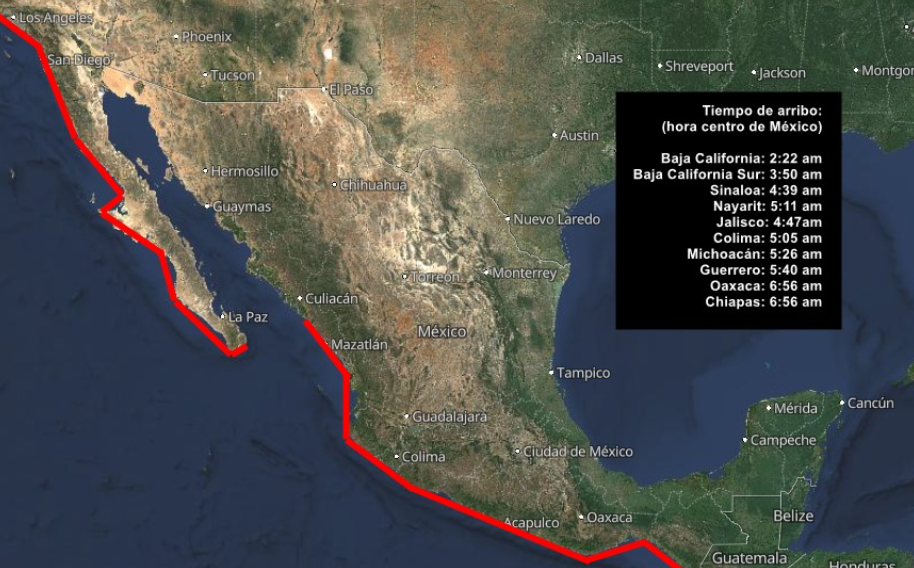 México en vigilancia por tsunami tras sismo de 8.8 en Rusia