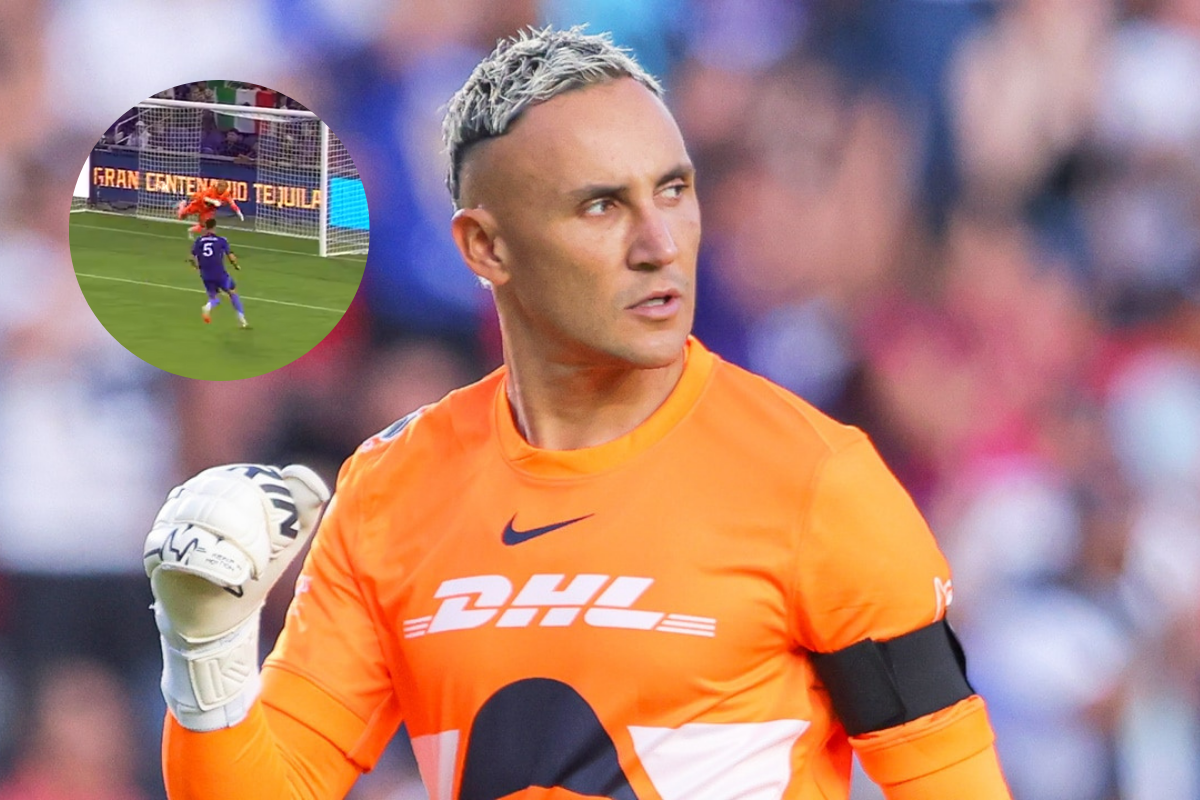 Keylor Navas recibe su primer gol con la camiseta de Pumas | VIDEO