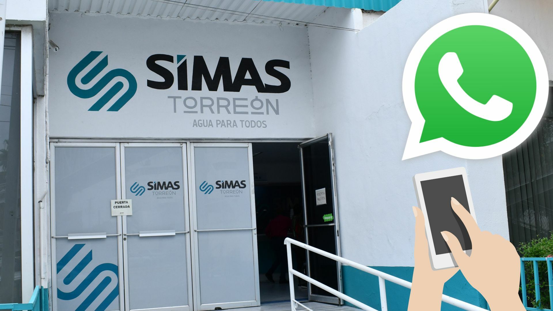SIMAS Torreón lanza línea de WhatsApp para reportes de agua y drenaje