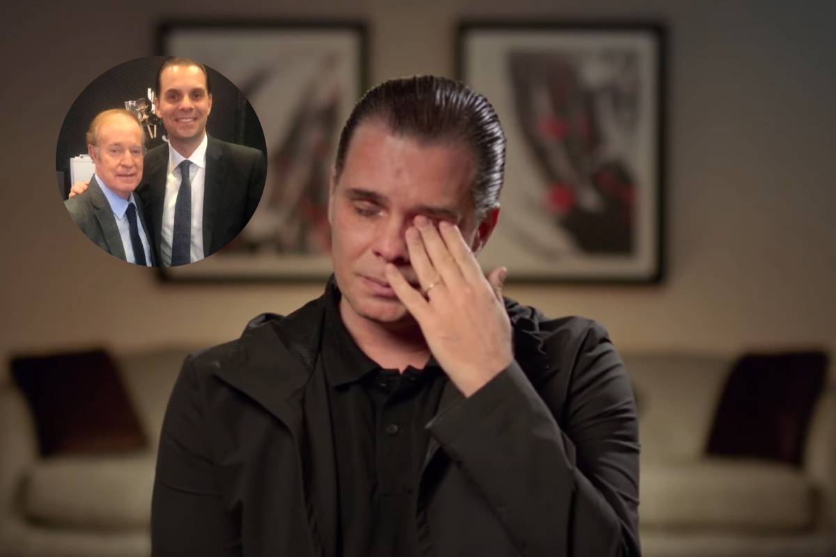 Martinoli rompe en llanto al recordar a José Ramón Fernández en documental | VIDEO