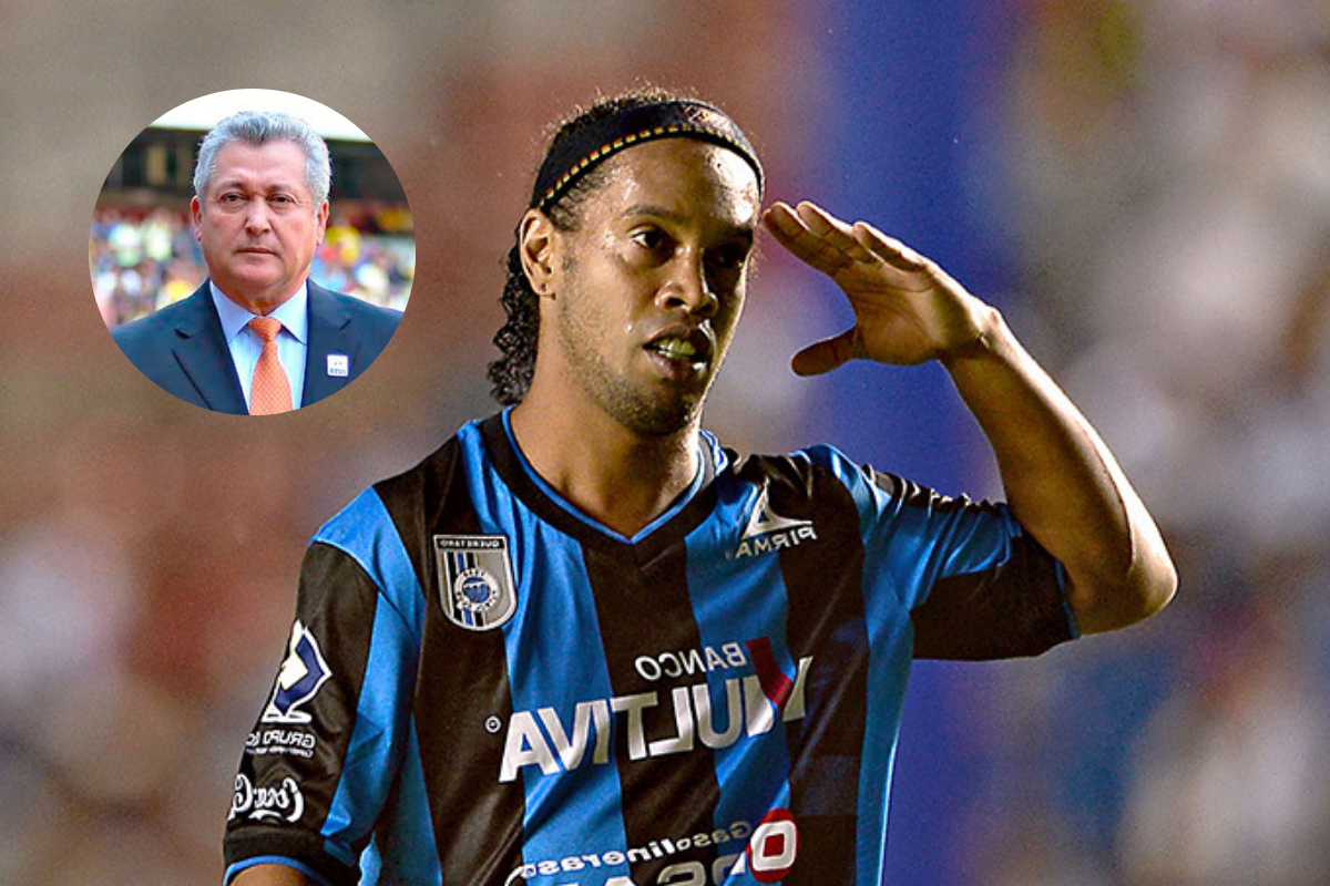 Víctor Manuel Vucetich confiesa que fue obligado a alinear a Ronaldinho en Querétaro