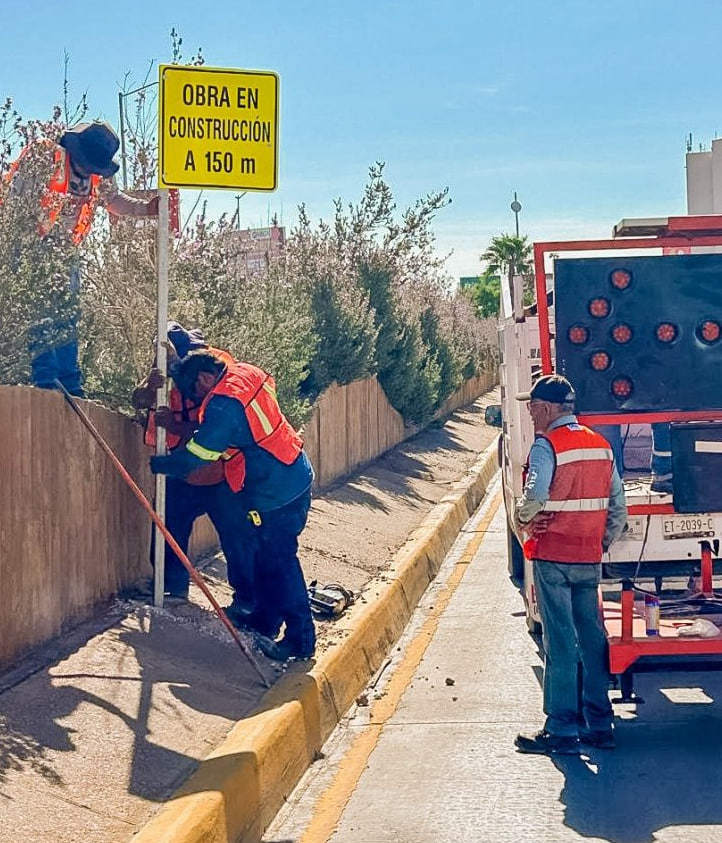 Reordenan bulevar Revolución con obras de pavimentación y señalización