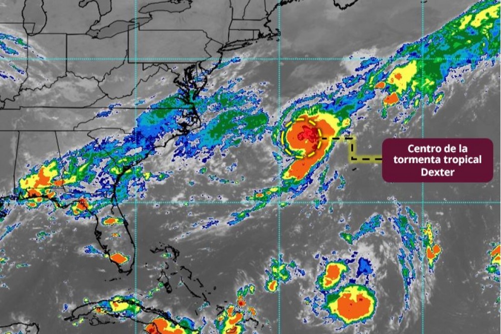 Se forma tormenta tropical Dexter en el Atlántico, ¿afectará a México?