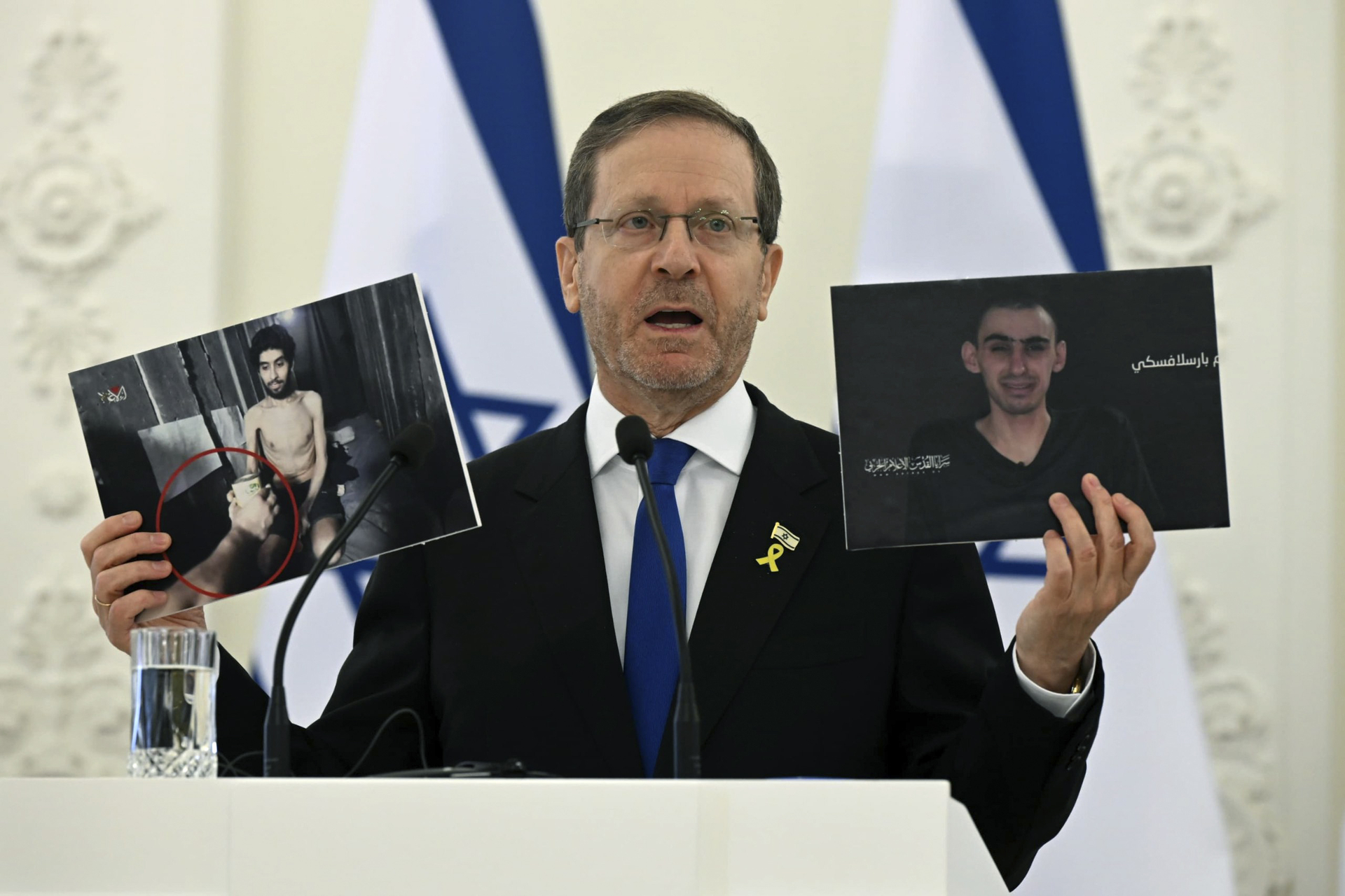 Presidente de Israel achaca a ONU que cientos de camiones esperen a ser distribuidos en Gaza