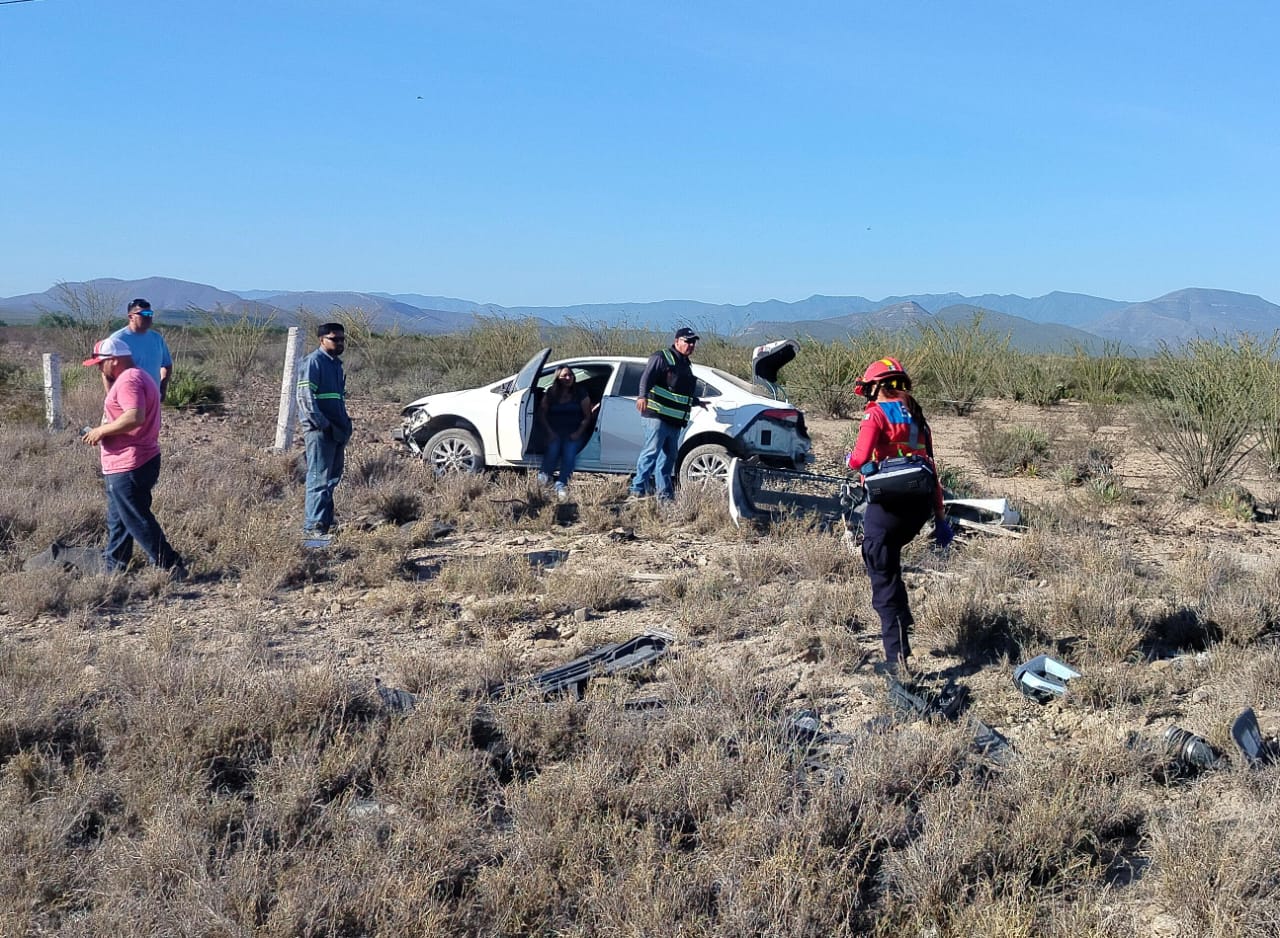 A punto volcar estuvo una mujer tras dormitar al volante