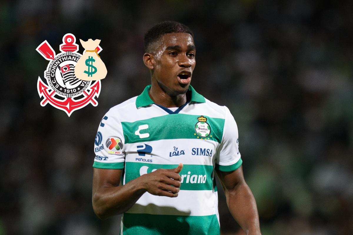 Corinthians enfrentaría una prohibición de fichajes por deuda con Santos Laguna