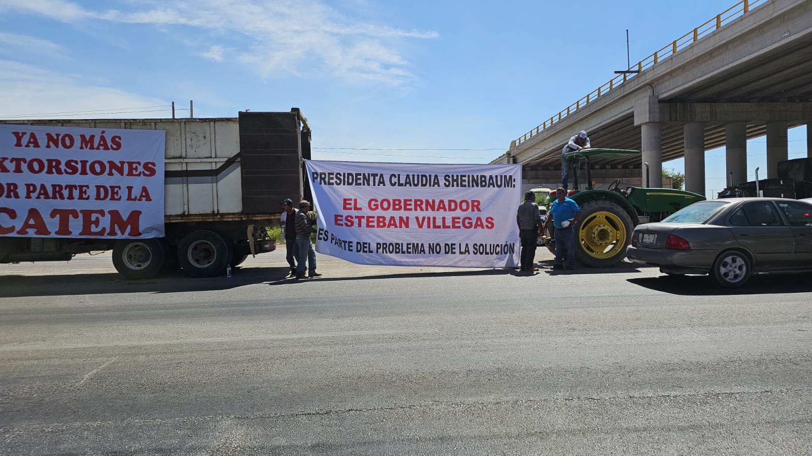 'Villegas, parte del problema': Productores denuncian extorsiones de la CATEM y omisión del gobierno