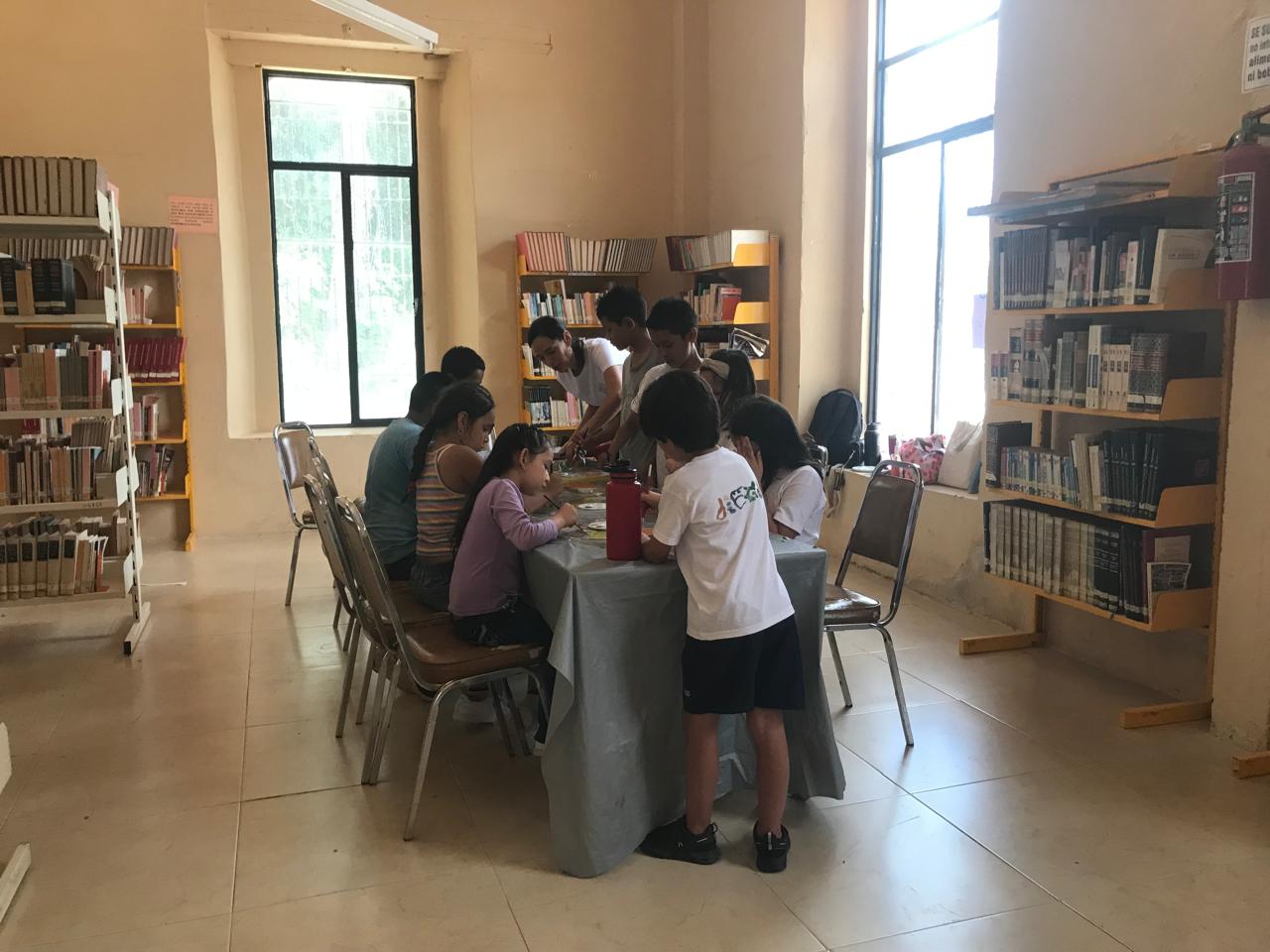 Proyecto. Un total de 15 niños y niñas del cañón de Jimulco son atendidos en materia de cultura.
