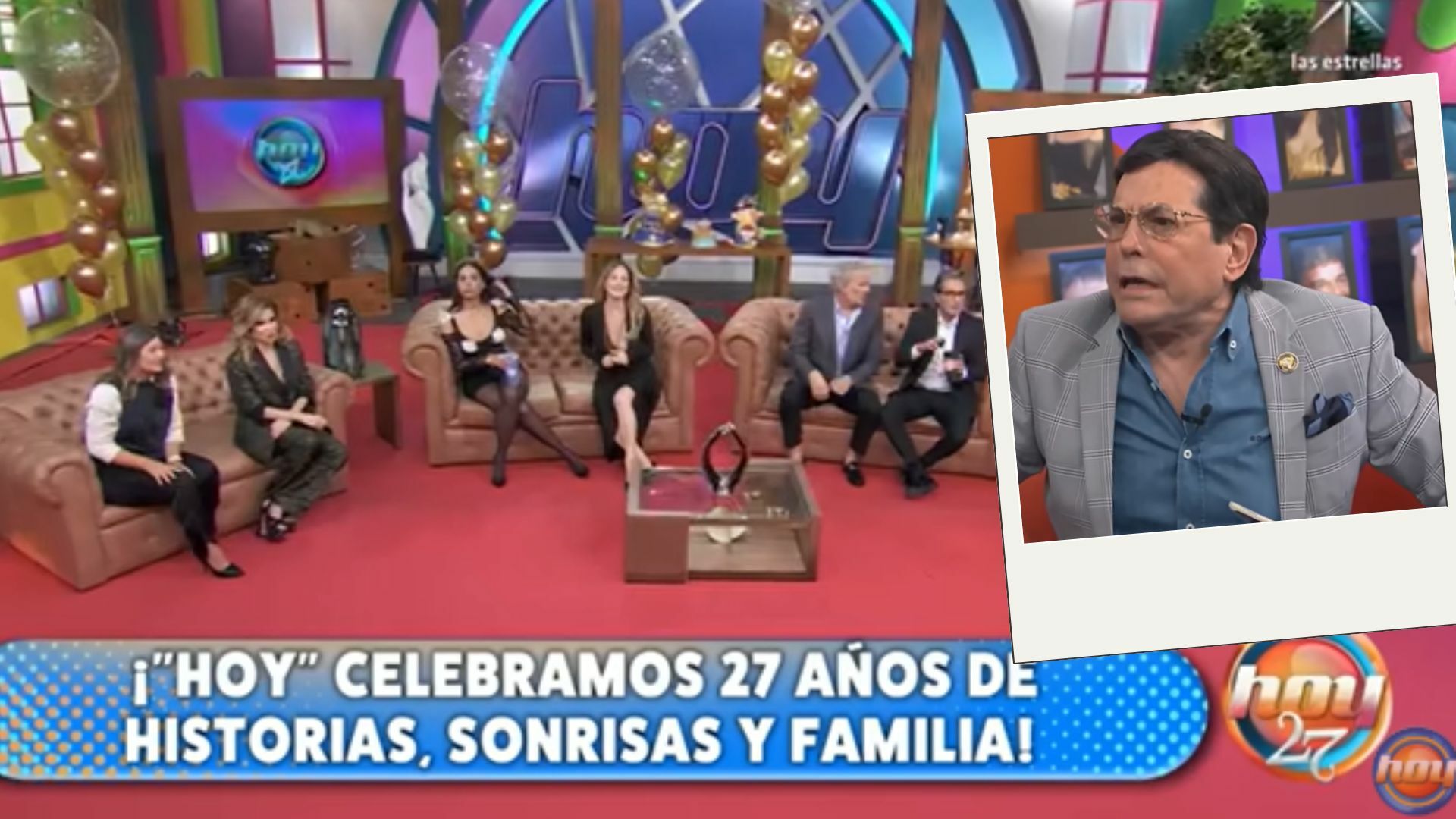Pepillo Origel reclama su lugar en el aniversario 27 del programa Hoy