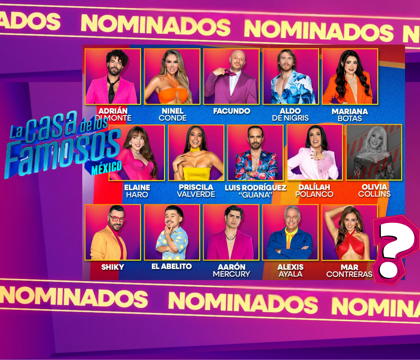 La segunda gala de nominación ha dejado a 5 famosos en riesgo de convertirse en el segundo eliminado de La Casa de los Famosos. [Especial]