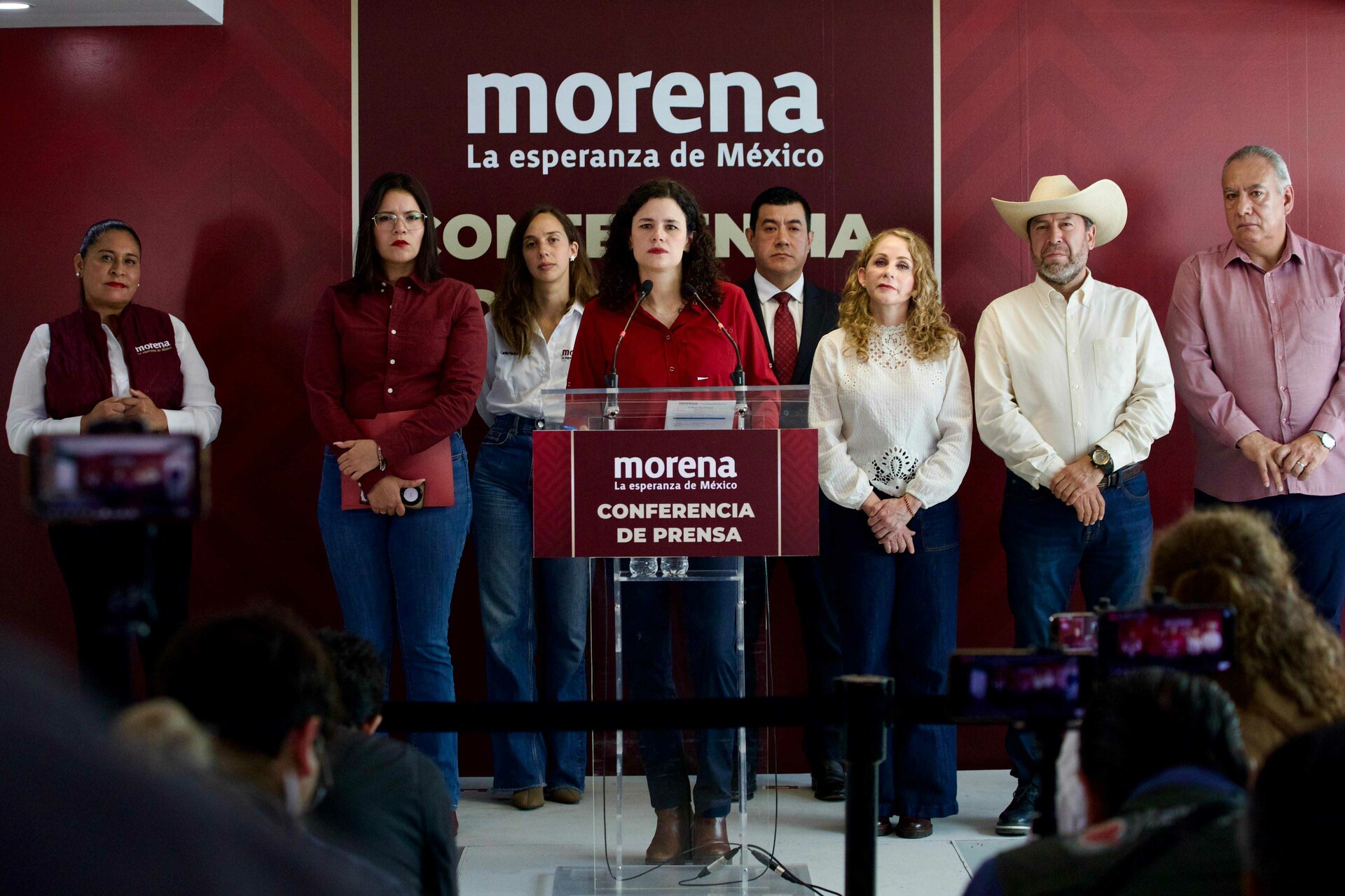 La dirigente nacional de Morena, Luisa María Alcalde, el pasado 22 de julio. EL UNIVERSAL