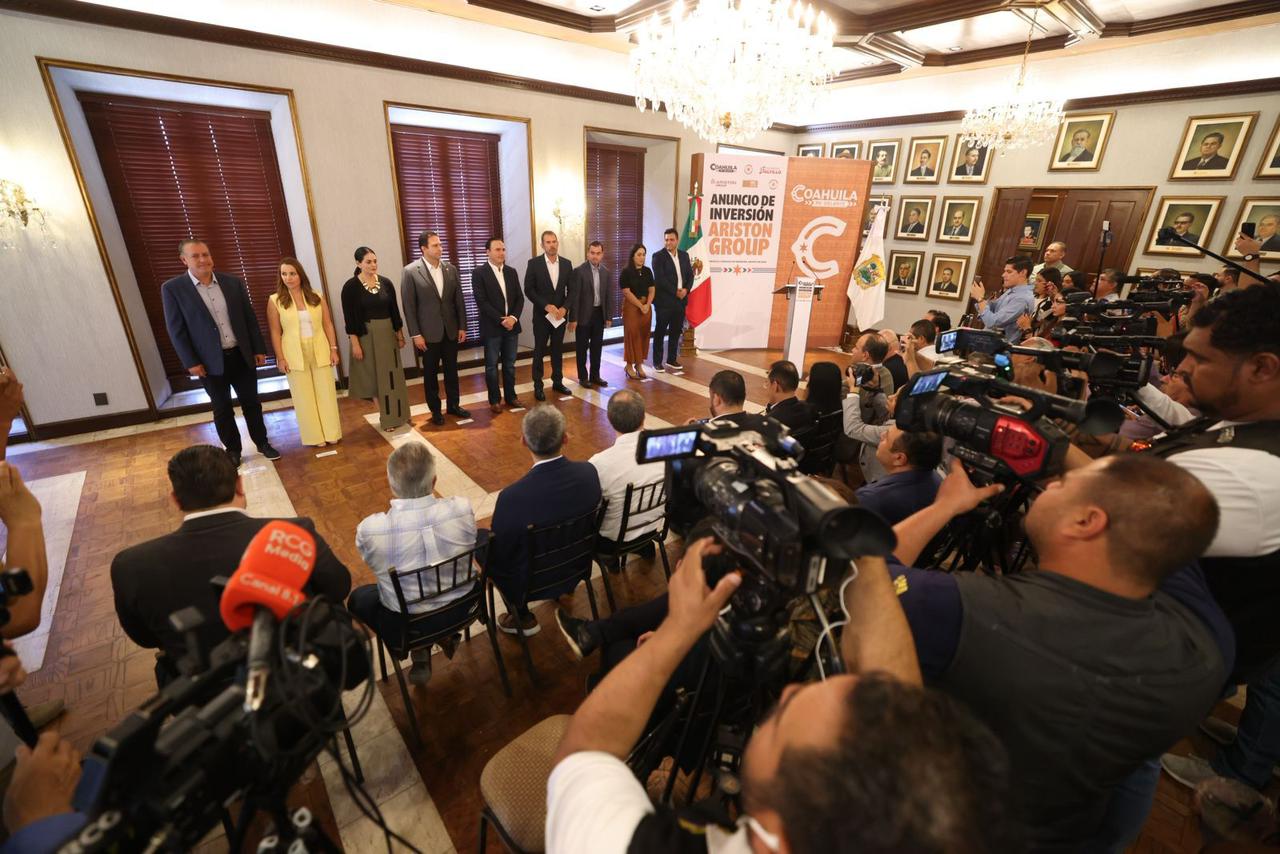 Expansión de Ariston Group en Saltillo suma 150 mil mdp a inversiones en Coahuila