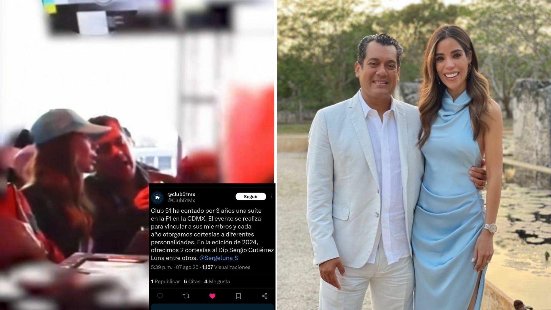 Sergio Gutiérrez y su esposa 'Dato Protegido' niegan lujos, pero diputado admite recibir cortesía de miles de pesos