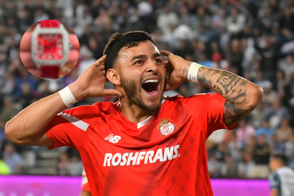 Alexis Vega presume costoso reloj inspirado en el Toluca