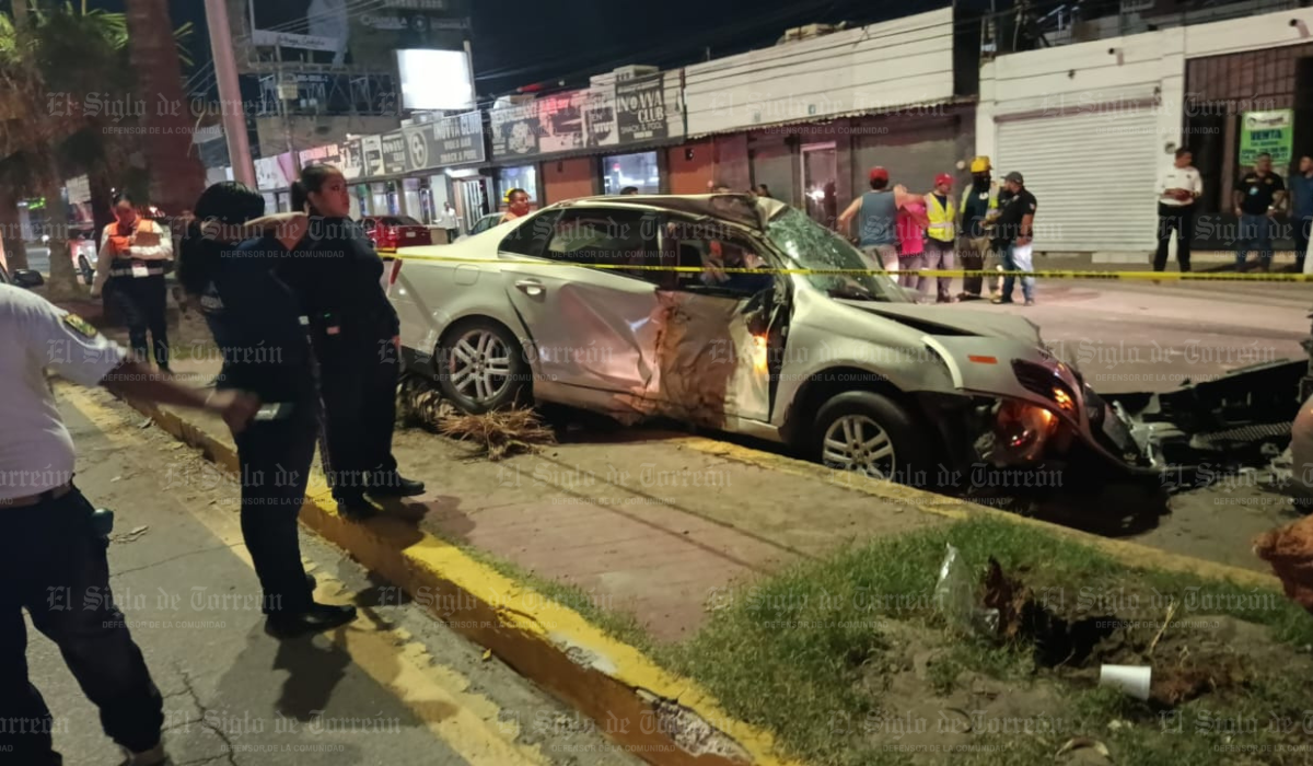 Hombre pierde la vida en fuerte accidente sobre Saltillo 400