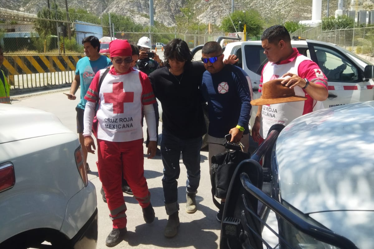 Autoridades de prevención y auxilio, rescatan a senderista extraviado en el puerto Noas