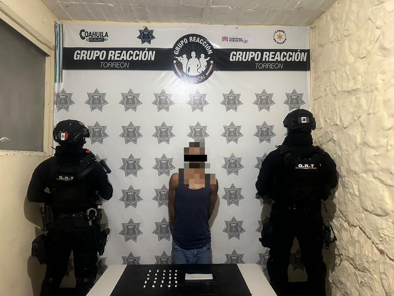 GRT detiene a tres por posesión de narcóticos en diferentes colonias de Torreón