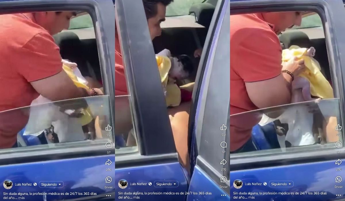 Ginecólogo en Torreón se convierte en héroe tras atender parto de emergencia en la calle | VIDEO