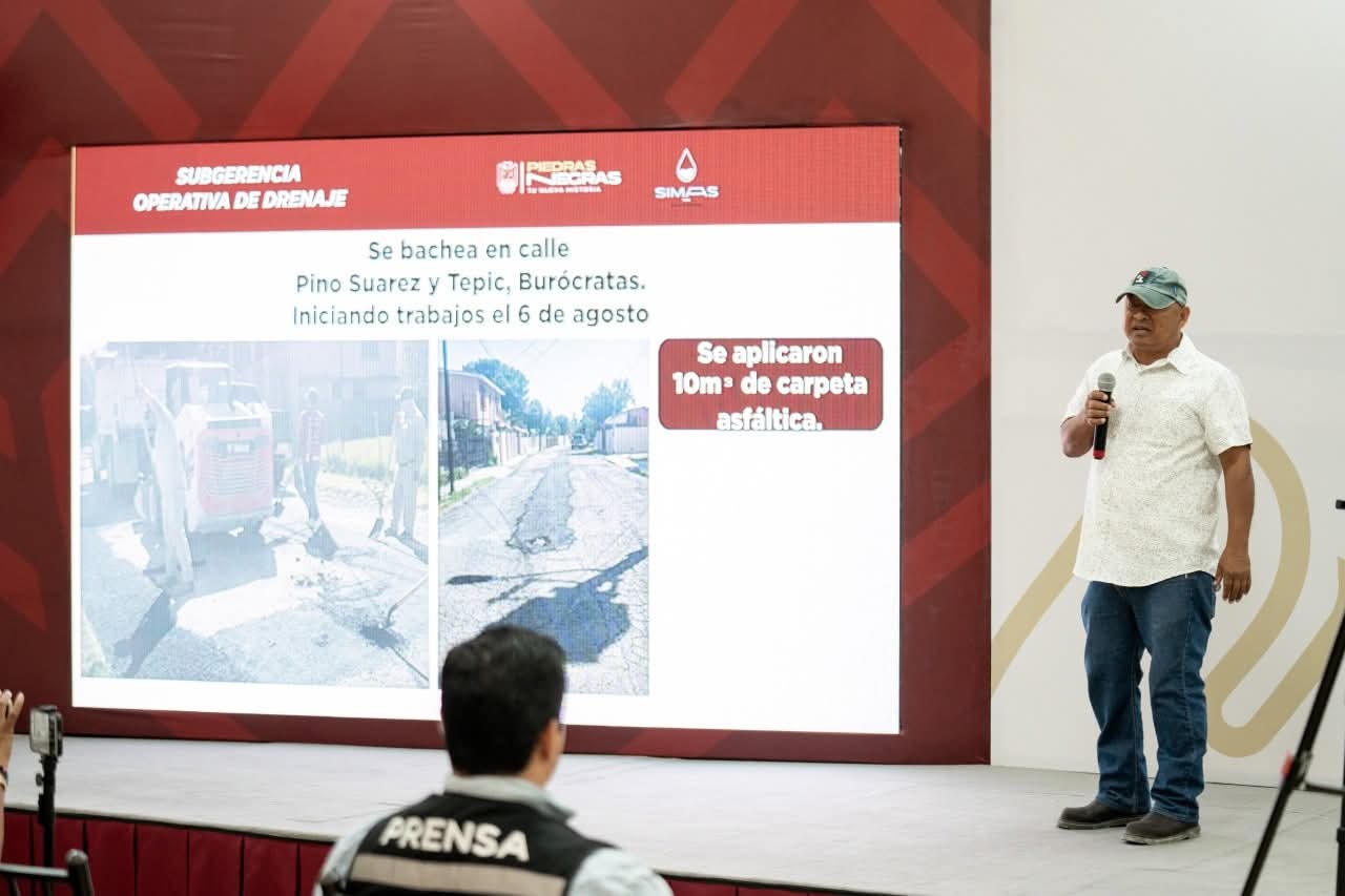 Reitera SIMAS que error humano provocó colapso del colector en bulevar Mendoza Berrueto