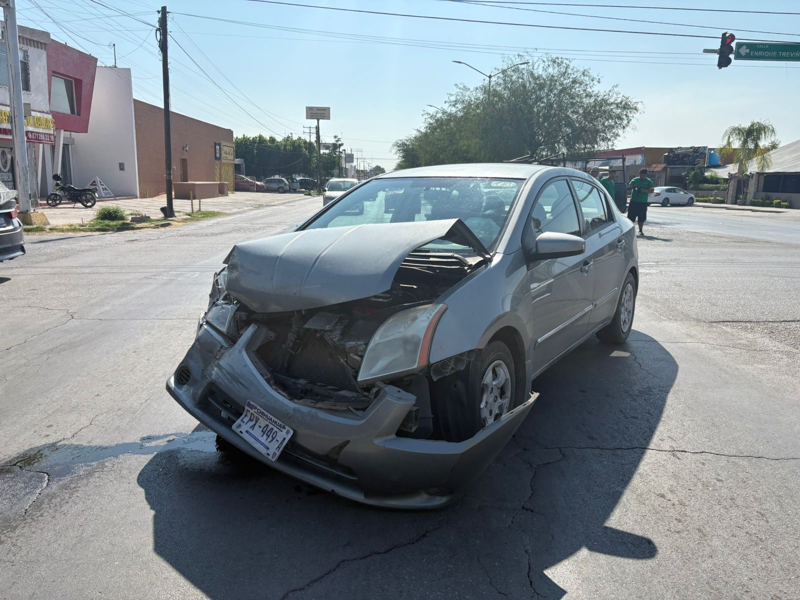 Choque en el Centro de Torreón deja daños por 75 mil pesos