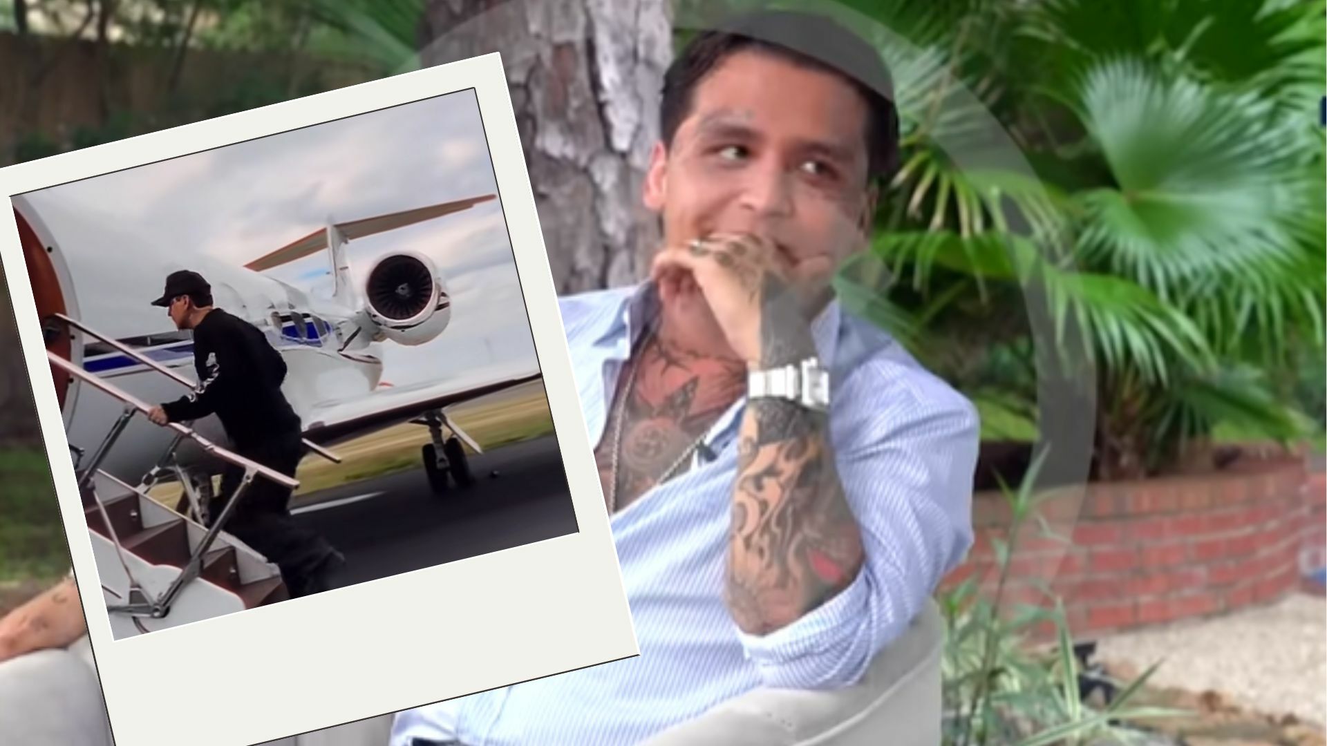 Christian Nodal se ríe y niega su avión privado, aunque la evidencia lo contradice