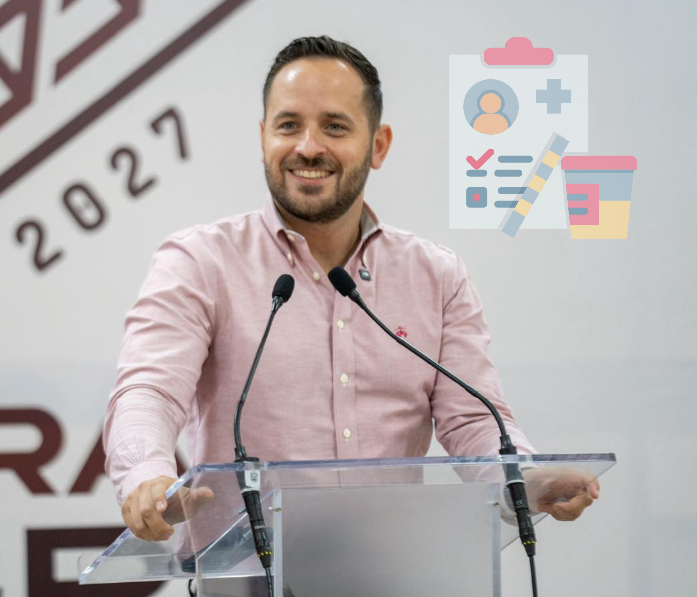 Alcalde de Piedras Negras se realizó la prueba antidoping junto a gabinete de gobierno. [Especial]