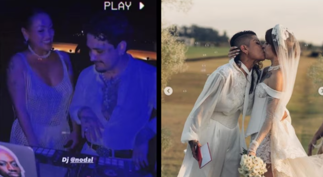 Christian Nodal dice haber pagado la boda de la hermana de Cazzu
