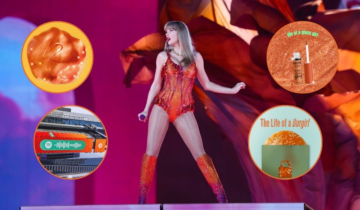 Taylor Swift genera que las marcas se vistan de naranja