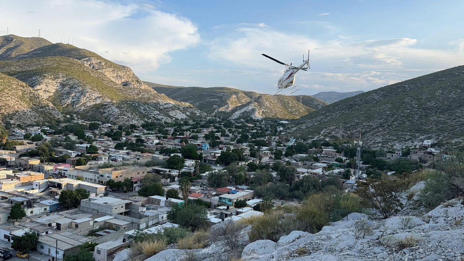 Policía Estatal refuerza vigilancia en Torreón con patrullaje aéreo y terrestre