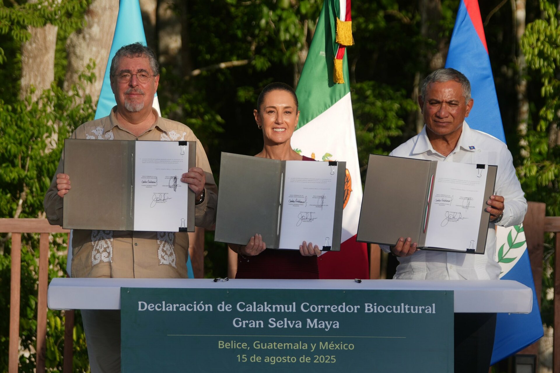 México, Belice y Guatemala anuncian Calakmul, el corredor Biocultural Gran Selva Maya