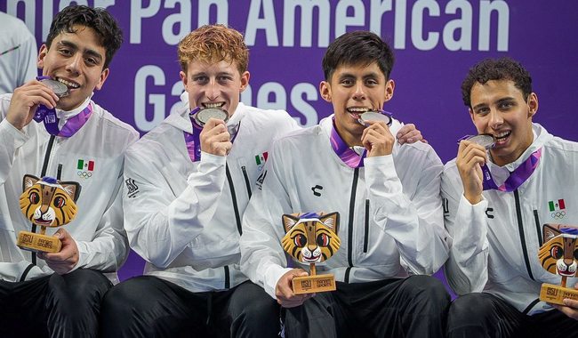 Los ‘tritones aztecas’ se lucieron en tierras paraguayas tras conseguir un total de 15 medallas. (CONADE)
