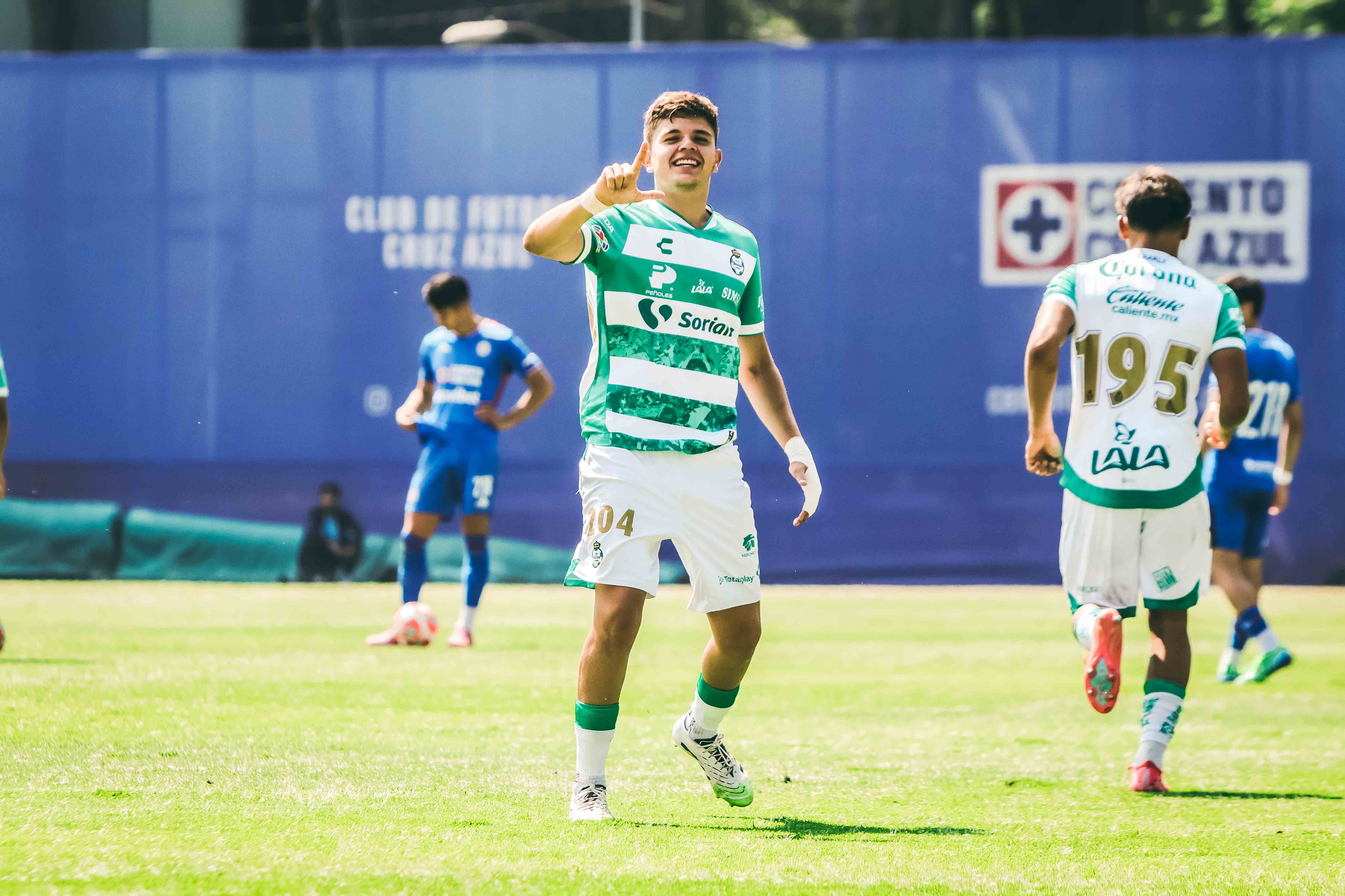 Iguala la Sub-21 de Santos Laguna contra Cruz Azul en CDMX